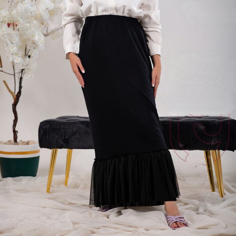 تطويلة فستان أسود | Dress Extension