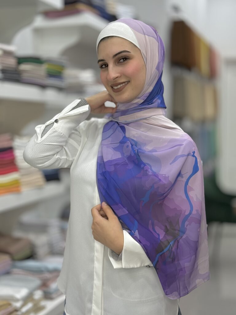 شيفون معرق | Printed Chiffon