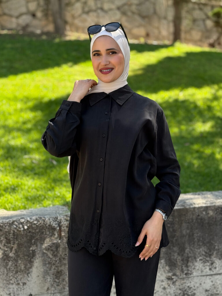طقم تنسل أسود | Tencel Set