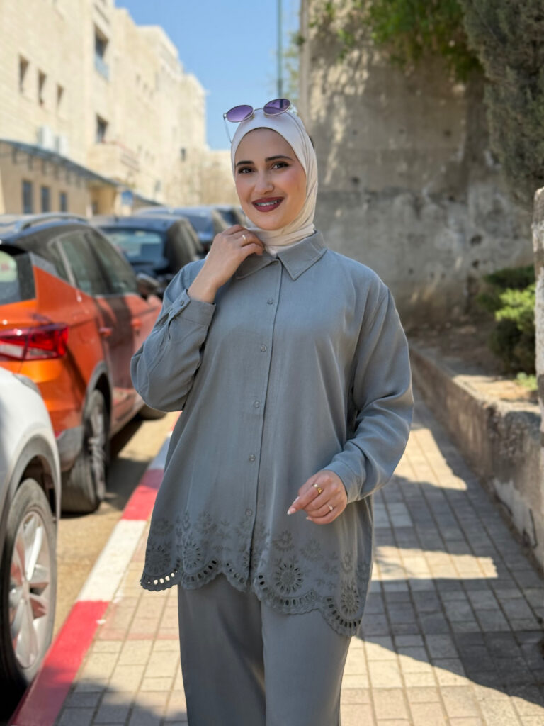 طقم تنسل زيتي | Tencel Set