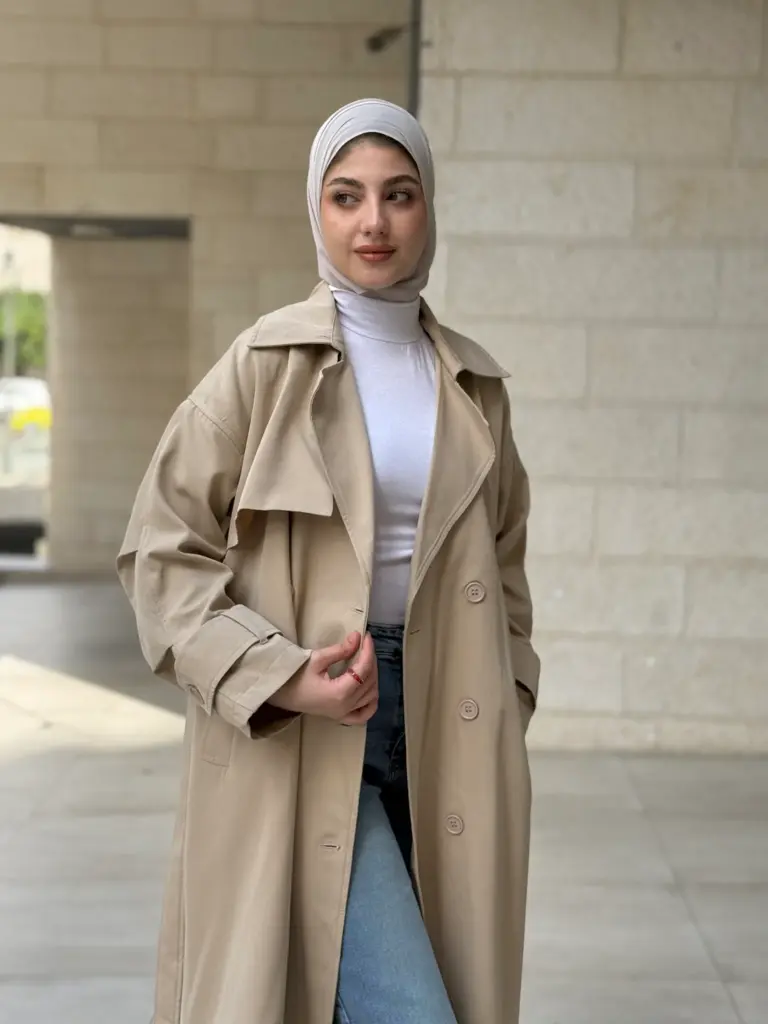 ترانشكوت بيج غامق 130سم | Over Size