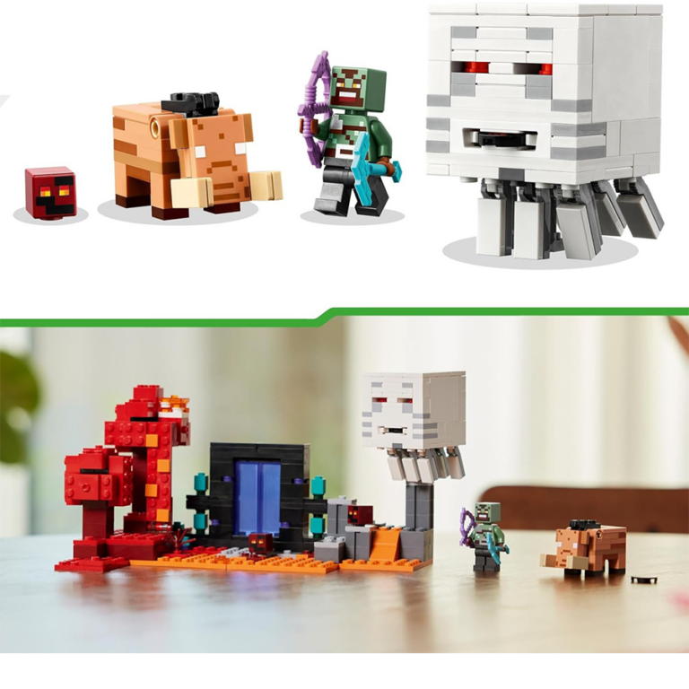 21255 LEGO The Nether Portal Expedition ليجو ماين كرافت رحلة استكشاف البوابة السفلى