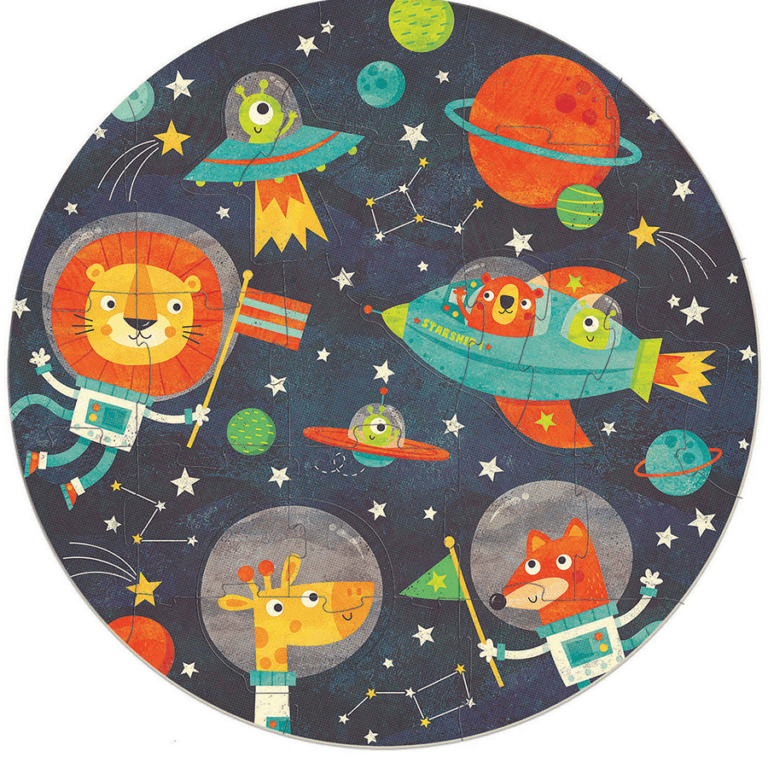 The Space Round Puzzle بازل الفضاء الدائري