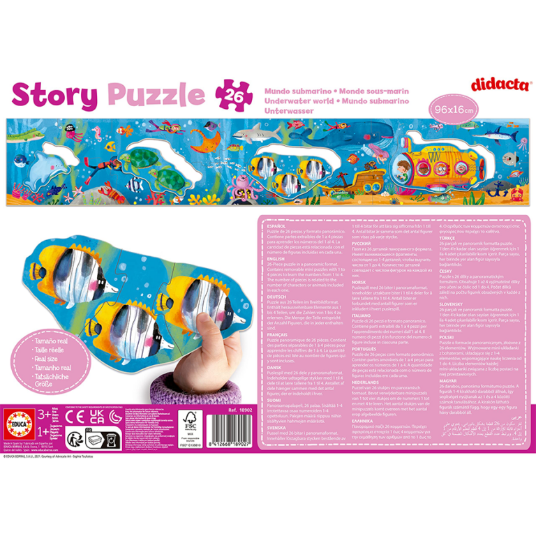 Underwater World Story Puzzle بازل قصة العالم تحت الماء