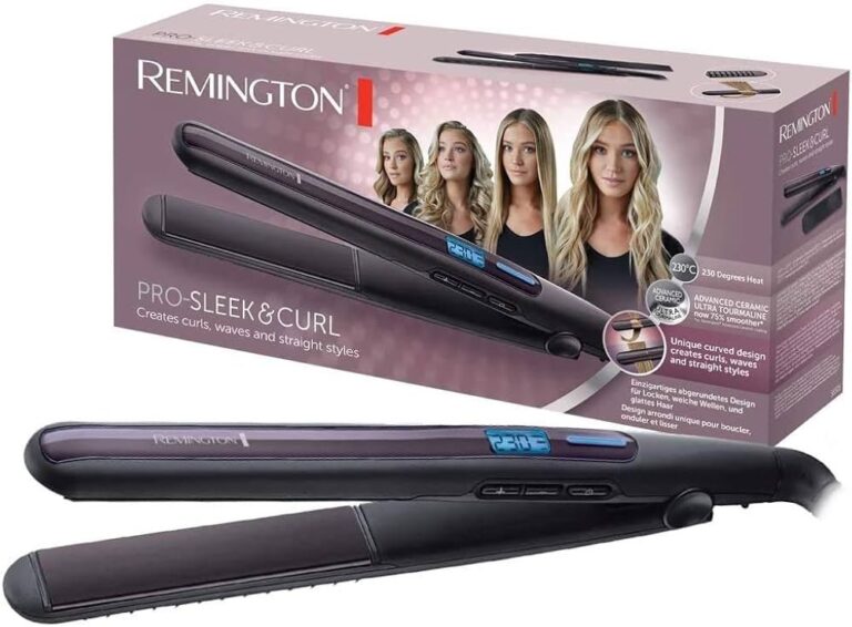 Remington Pro sleek&curl S6505 ريمنجتون ستريت شعر مع كيرلي