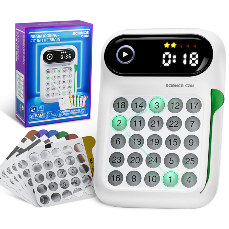Brain Jogging Smart Number Game – STEM Brain Training Toy لعبة تحدي الأرقام الذكية – جهاز تدريب الدماغ للأطفال