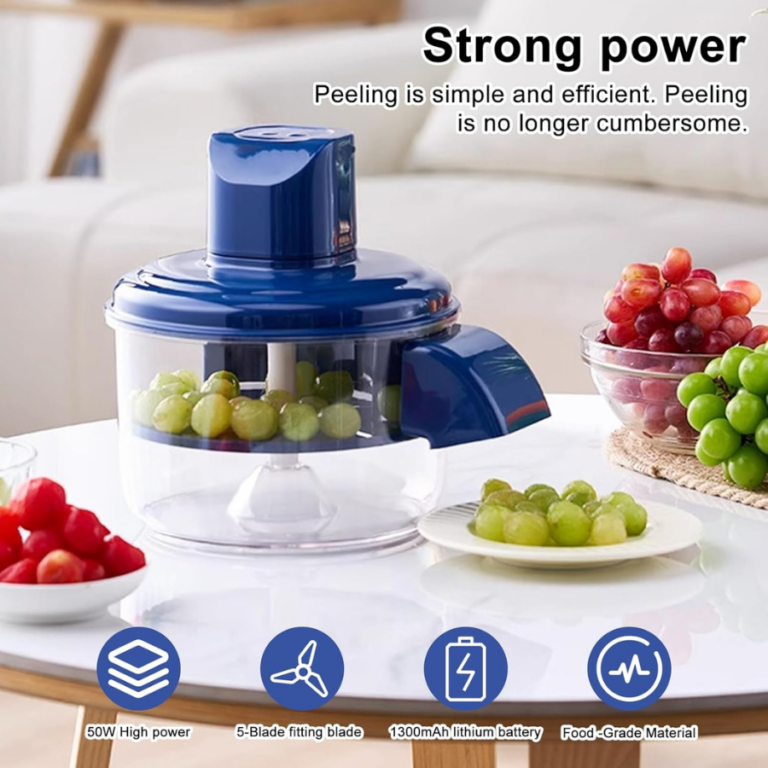 PAPABA Electric Vegetable & Fruit Peeler – Rechargeable مقشرة الخضروات والفواكه الكهربائية – قابلة للشحن