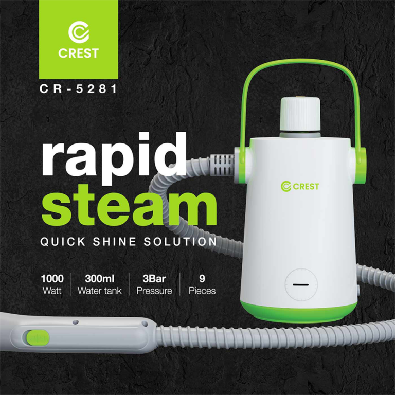 Crest Steam Cleaner CR-5138 كريست جهاز البخار المحمول
