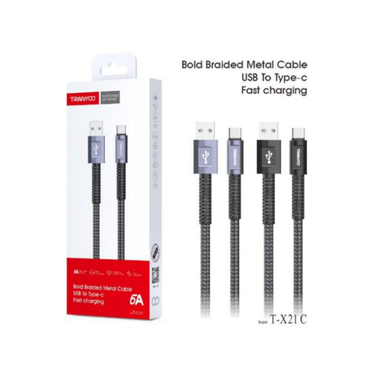 كابل شحن سريع TRANYOO USB