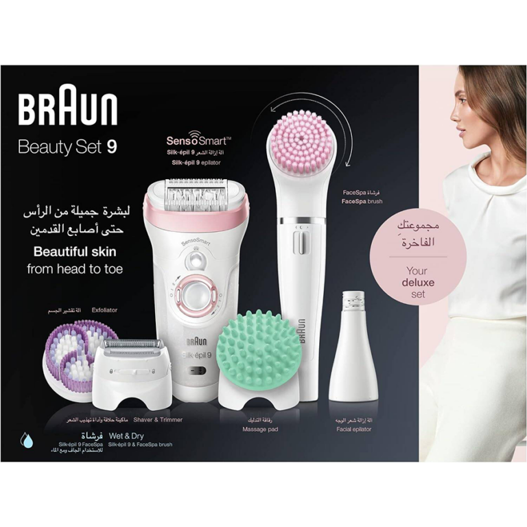 Braun Epilator Silk-Epil 9 ماكينة إزالة الشعر براون سيلك-إبيل 9