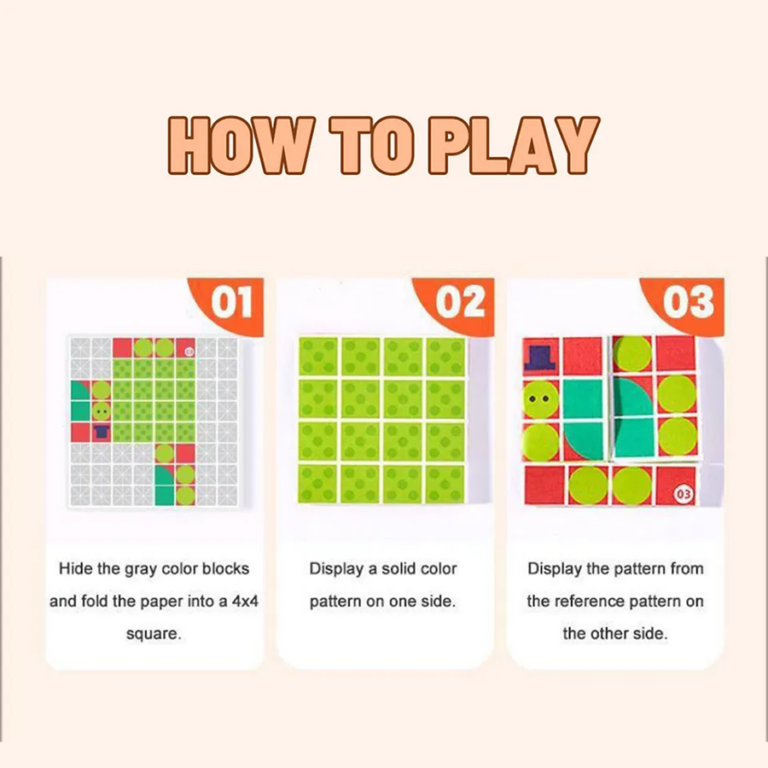 Mideer Origami Board Game - Level 1 MD1242 ميدير لعبة لوحية أوريجامي - المستوى الأول
