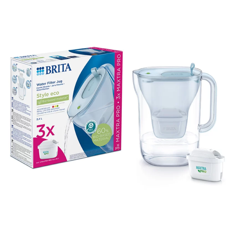 Brita Style Eco Water Filter Jug with 3x Filters_بريتا إبريق ترشيح المياه بريتا ستايل إيكو مع 3 فلاتر