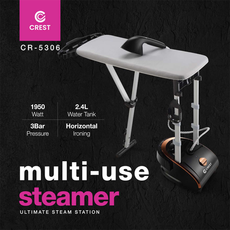 Crest Multi-Use Steamer – CR-5306 ستيرمر متعدد الاستخدام كريست