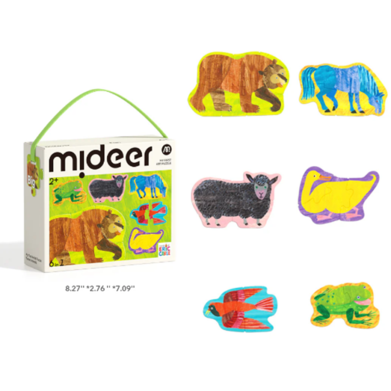 Mideer My First Artist Puzzle: Forest Animals MD1461 ميدير لغزي الفني الأول: حيوانات الغابة