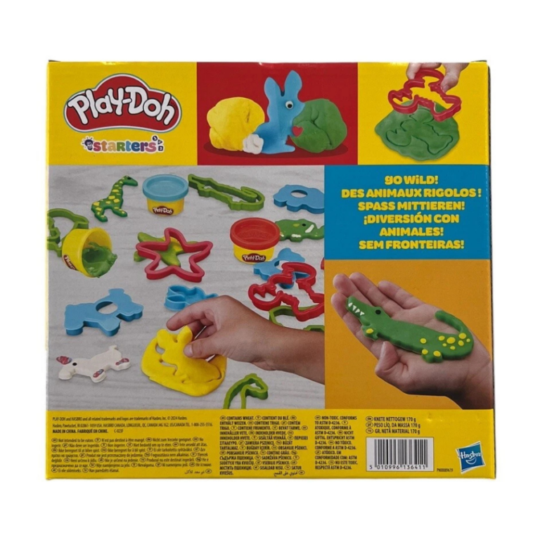 Play-Doh Animals Starter Set بلاي دو مجموعة الحيوانات التعليمية مع الصلصال