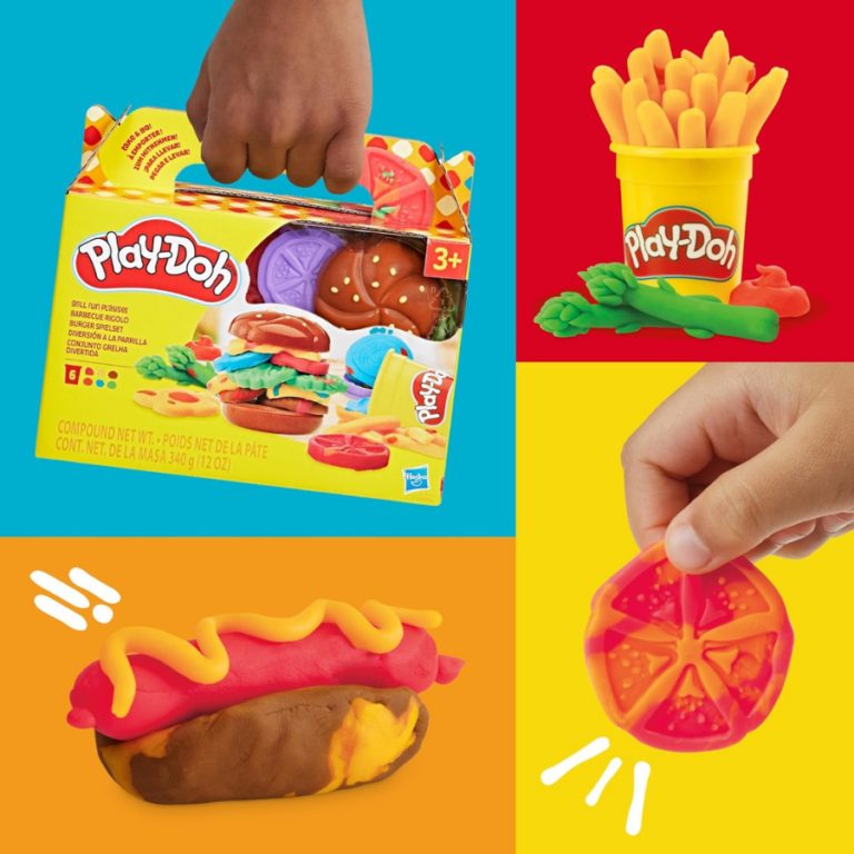 Play-Doh Grill Fun Playset بلاي دو مجموعة الشواء والبرغر الممتعة