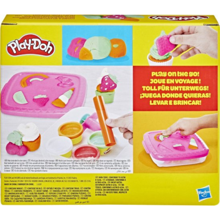 Play-Doh On The Go Sweet Creations Playset بلاي دو حقيبة الحلويات المحمول