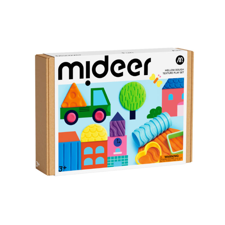 Mideer Milo Dough Play Set – 24 Pieces, 8 Colors MD2366 ميدير – مجموعة معجون اللعب ميلو – 24 قطعة، 8 ألوان