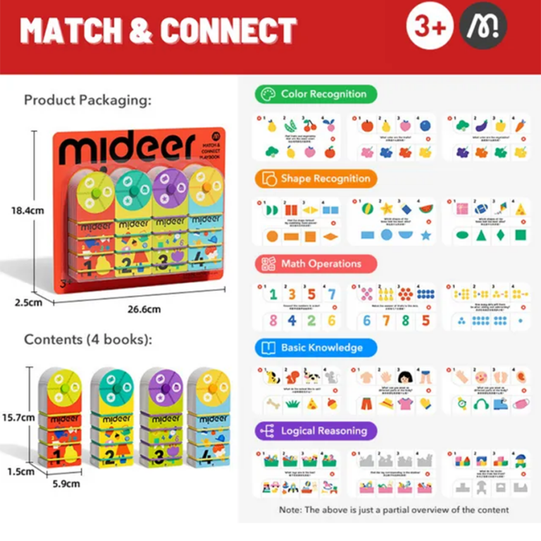 Mideer Match &Connect Playbook MD1571 -ميدير دليل للمطابقة والاتصال
