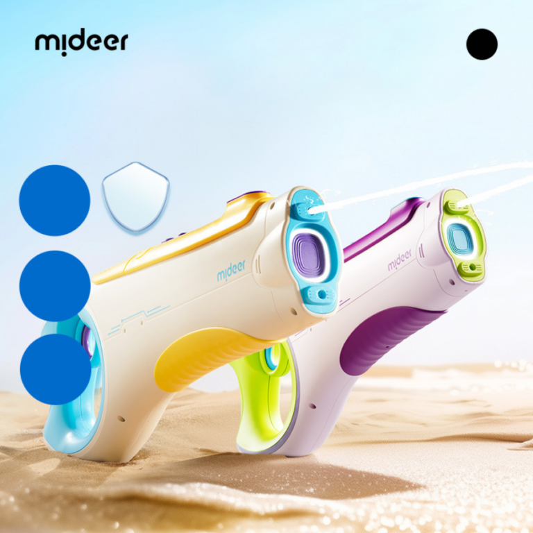 Mideer Electric Water Pistol – 400ml, USB-C (MD1633MD1634) ميدير – مسدس مياه كهربائي