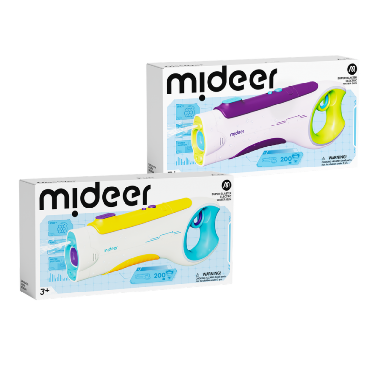Mideer Electric Water Pistol – 400ml, USB-C (MD1633MD1634) ميدير – مسدس مياه كهربائي
