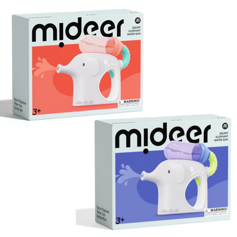 Mideer Squirt Elephant Water Gun – Blue / Red MD1440 / MD1441 ميدير – مسدس الماء الفيل المرشوش – أزرق / أحمر