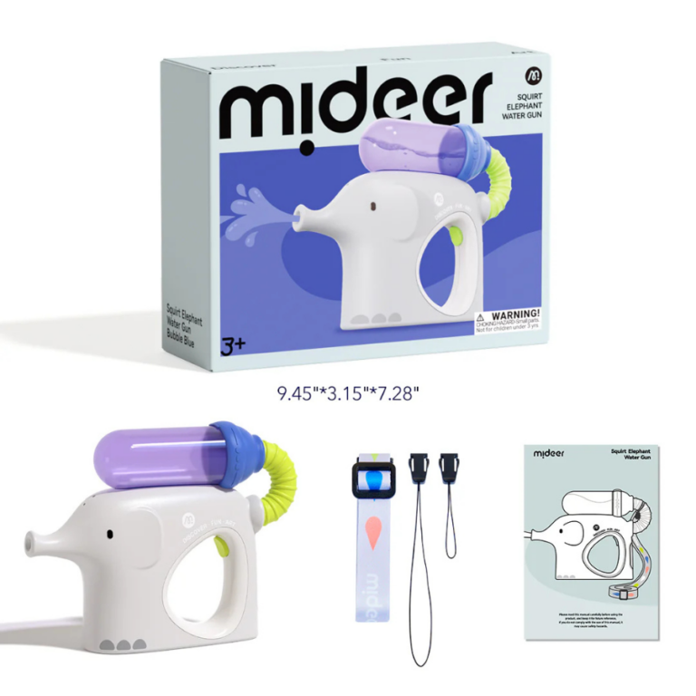Mideer Squirt Elephant Water Gun – Blue / Red MD1440 / MD1441 ميدير – مسدس الماء الفيل المرشوش – أزرق / أحمر