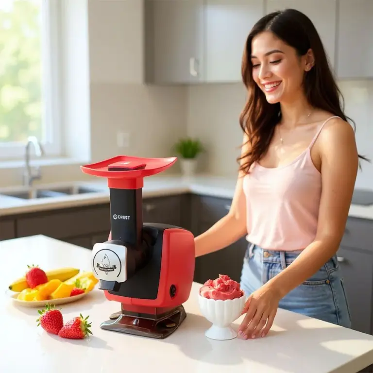 Crest Ice Cream Maker ماكينة صنع الآيس كريم(بوظة) من كريست CR-5276