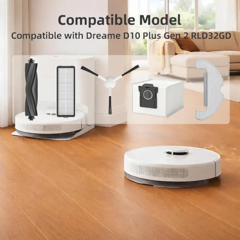 Dreame D10 Plus Gen 2 Robot Vacuum Replacement Parts & Accessories (Brushes, Filters, Mop Pads & Dust Bags) قطع غيار وإكسسوارات مكنسة Dreame D10 Plus Gen 2 (فرش، فلاتر، ممسحات، أكياس غبار)