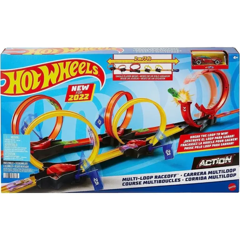 Hot Wheels Stunt Tracks: Multi-Loop Race Off هوت ويلز حلبة الحركات البهلوانية: سباق الحلقات المتعددة