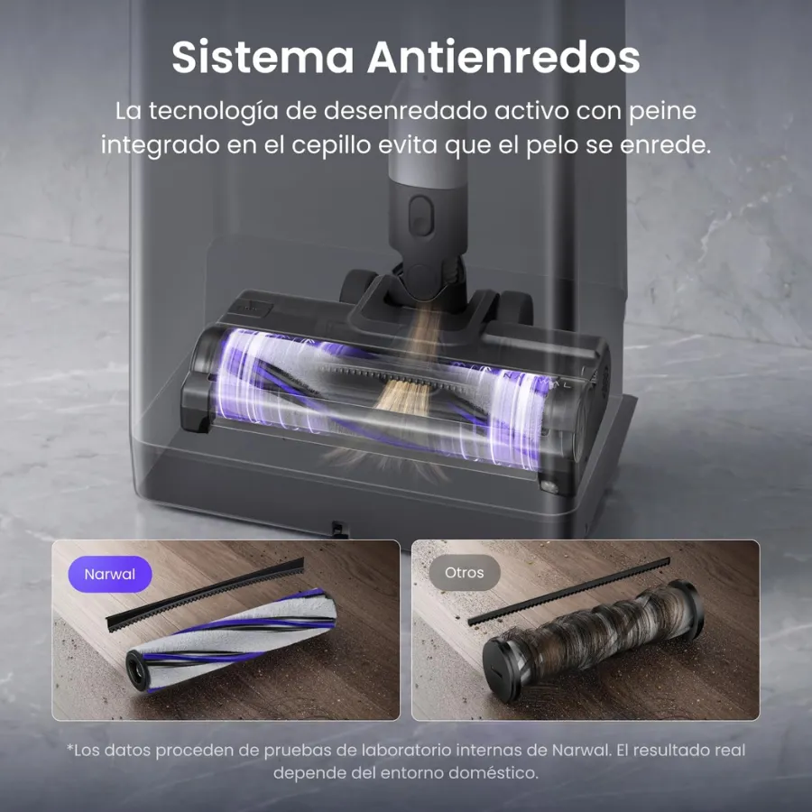 Narwal V50 Cube Cordless Vacuum Cleaner 210AW with Auto-Empty Station مكنسة كهربائية لاسلكية Narwal V50 Cube مع محطة تفريغ ذاتي