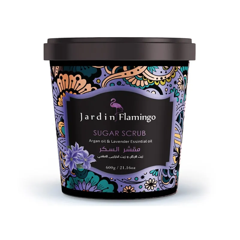 JARDIN FLAMINGO ARGAN OIL&LAVENDER BODY SCRUB 600G
