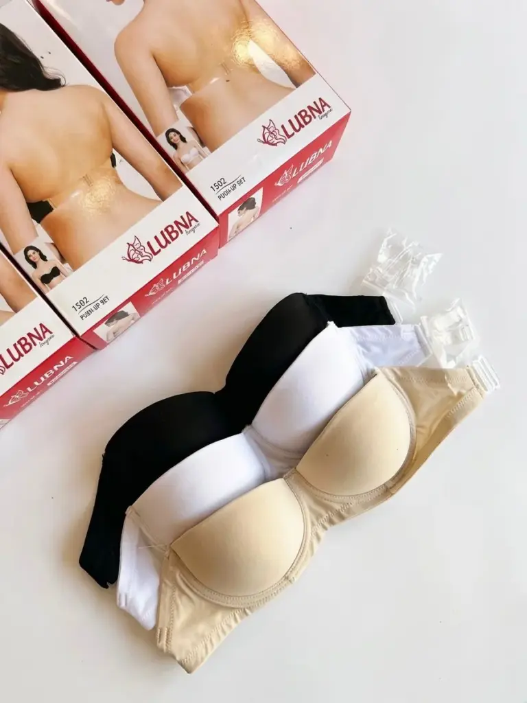 Bra Push-up مع حزام شفاف