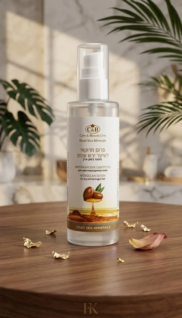 سيروم "C&B" المغربي للعناية المكثفة | بلمسة معادن البحر الميت وزيت الأرغان