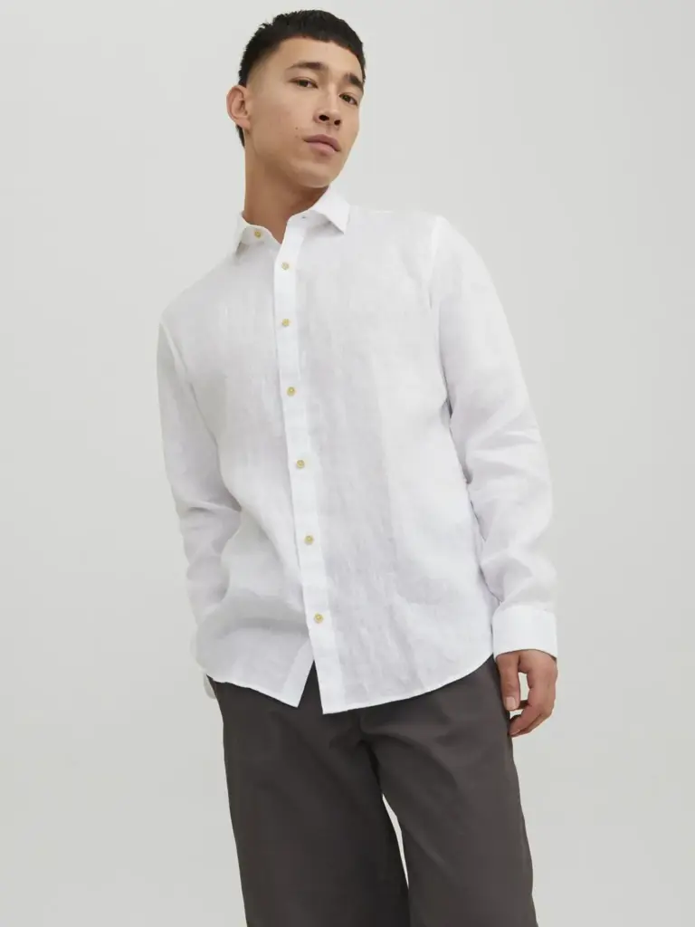 JPRBLAORDINARY LINEN SHIRT L/S