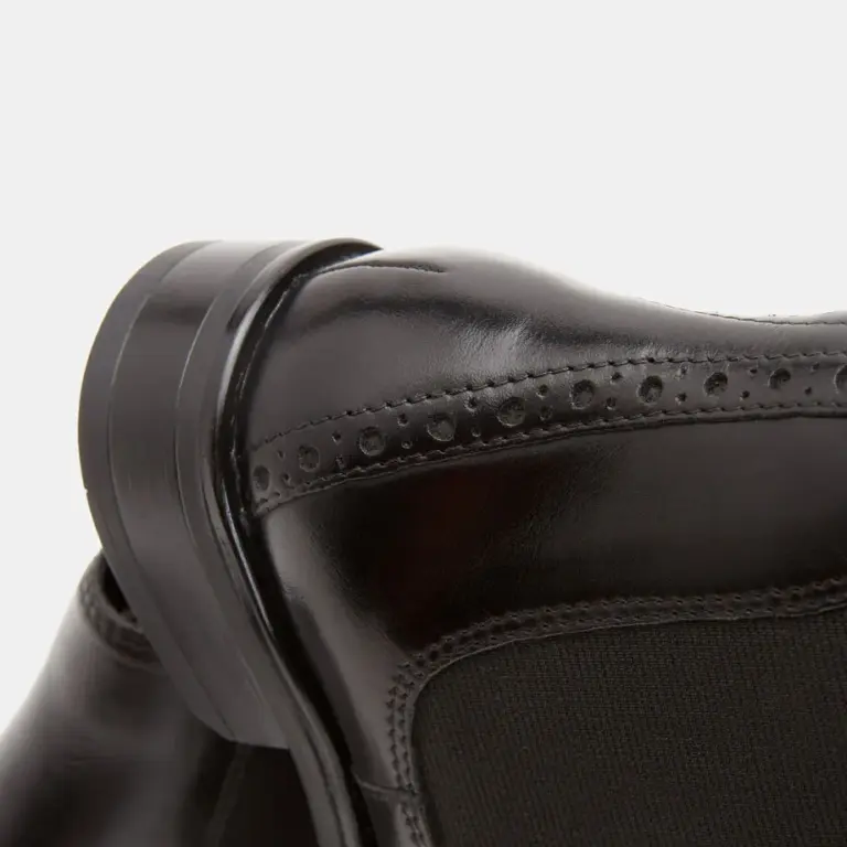 Real leather chelsea boots