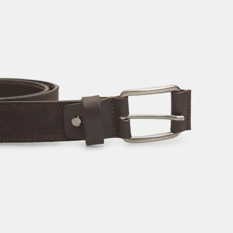 Men's leather belt