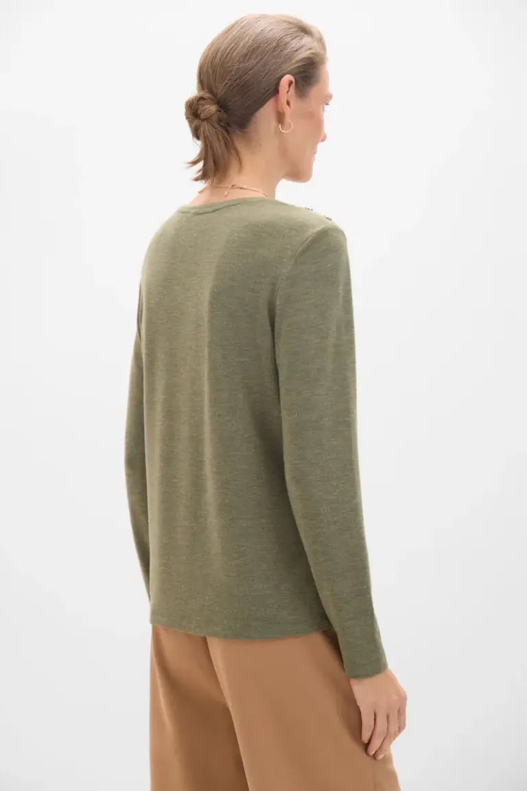 Sleeved Button-Down Shirt