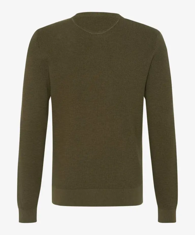 Brax men's knitted pulloverround neck
