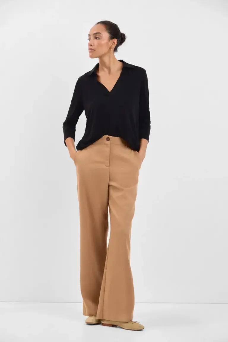 Polo neck t-shirt