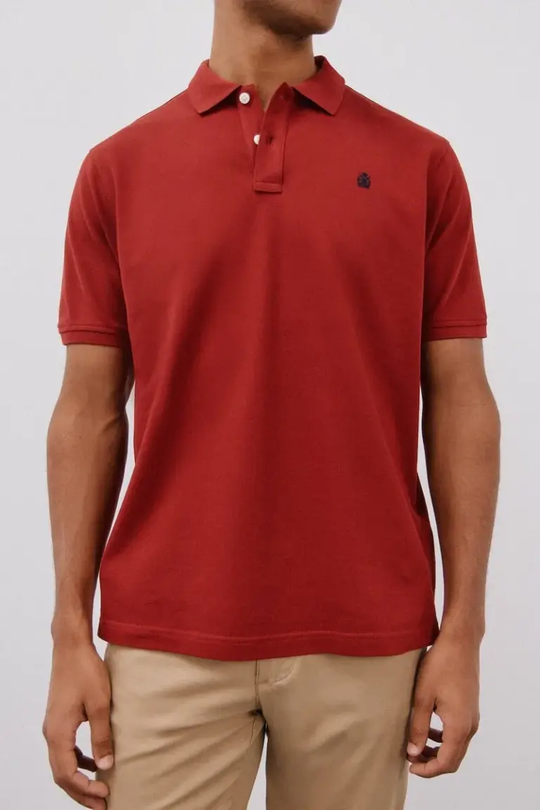 Basic piqué polo shirt
