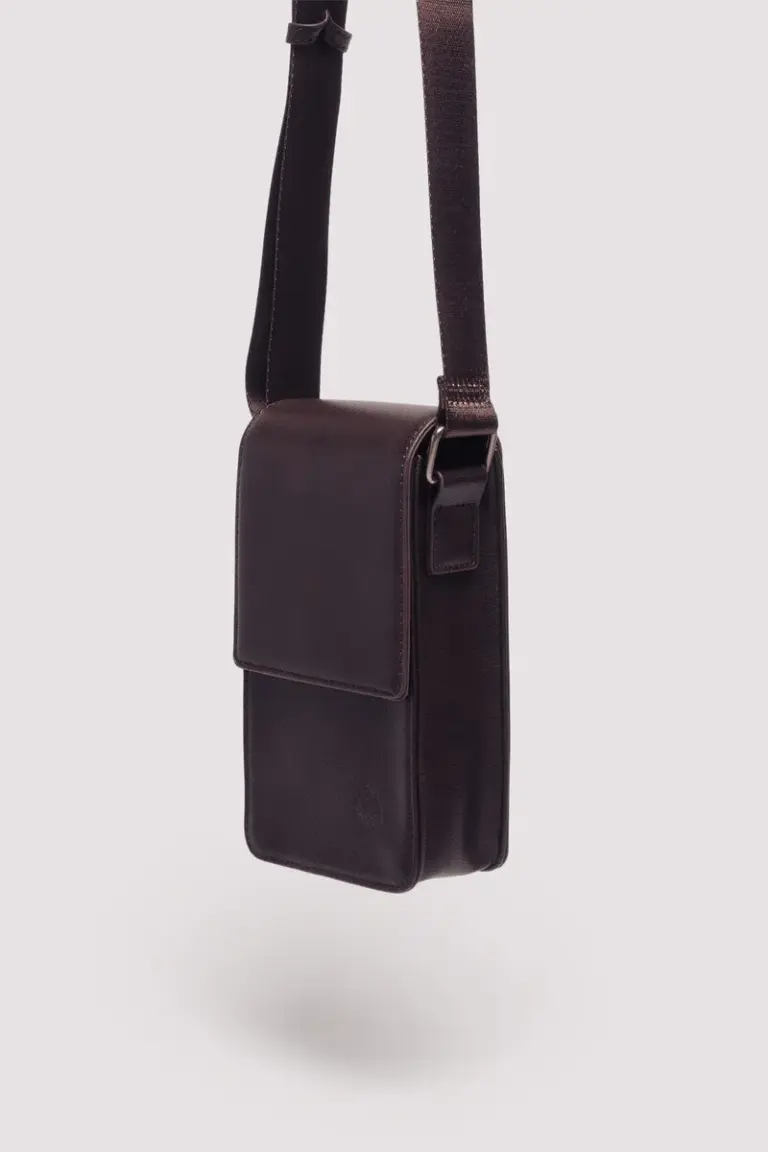 Small brown crossbody bag