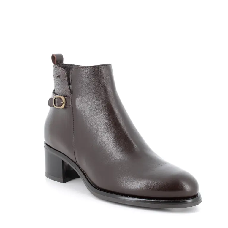 Half boots with heel for women