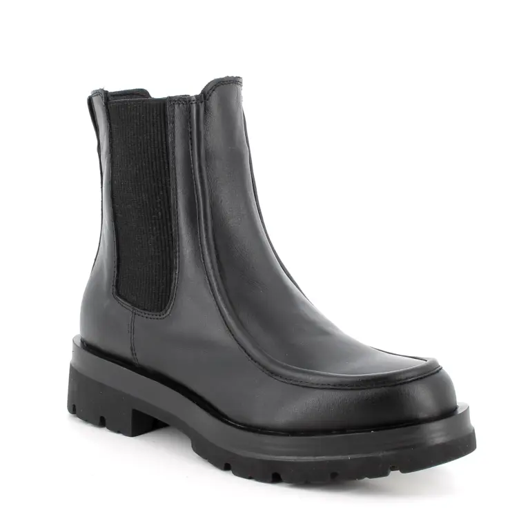 Half boots with heel for women
