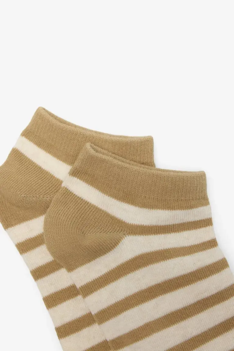 Striped short socks