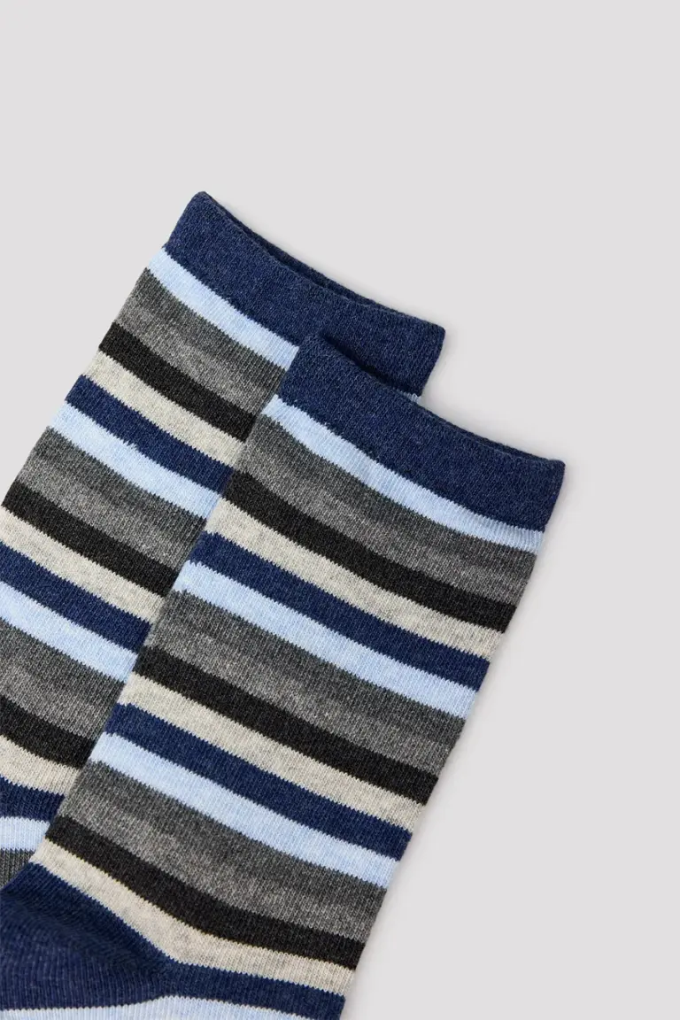 Long striped socks
