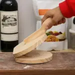 قالب عجين خشب مربع + مدور( مطوى )