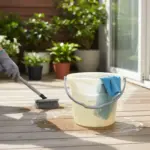سطل ماء شفاف ملون كبير 35*30 سم