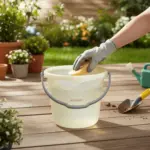 سطل ماء شفاف ملون كبير 35*30 سم